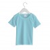 100% Cotton Blank Unisex Baby Unisex T-shirt with Snaps Short Sleeves