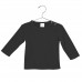 Cotton Blank Fashion Baby T-shirt with Snaps Long Sleeves