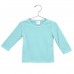 Cotton Blank Fashion Baby T-shirt with Snaps Long Sleeves