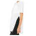 Lady's Oversized T-shirt With High Slits On Each Sides