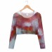 Women Fit Crop Top Hoodie