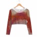 Women Fit Crop Top Hoodie