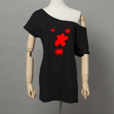 Slash Neck T-shirt For Woman