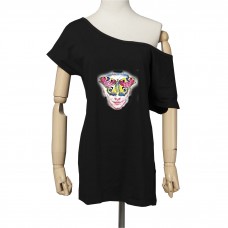 Lady's Slash Neck T-shirt