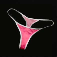 95% Cotton Thongs Underwear With White Or Pink Tape